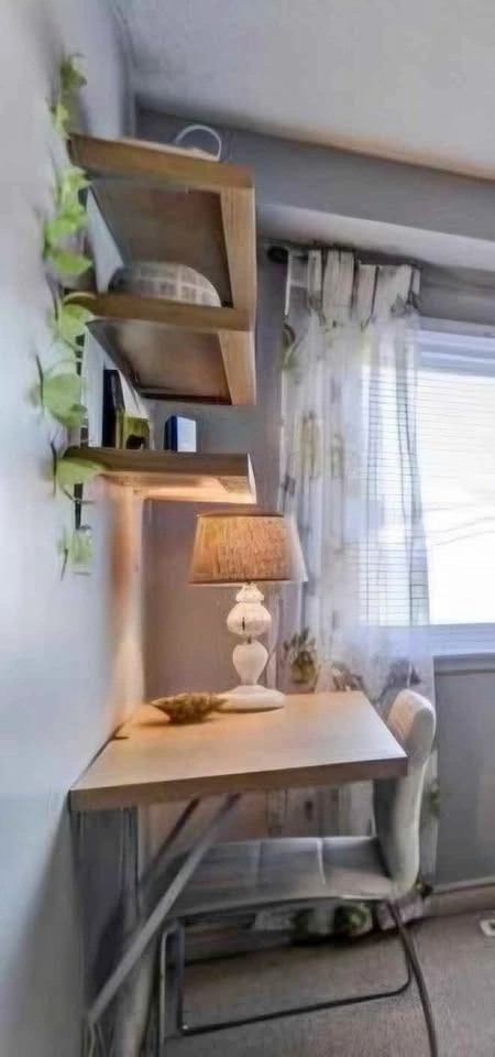 3 shelves + table