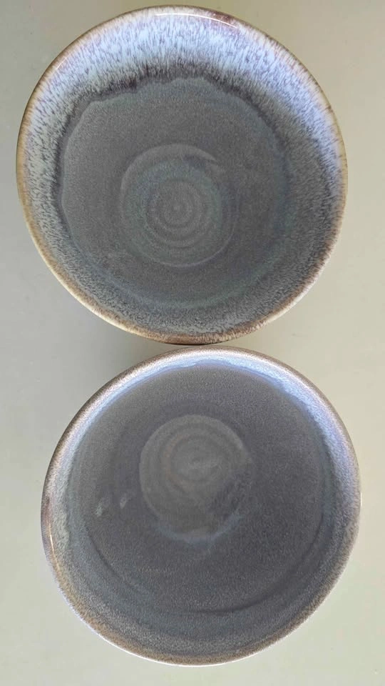 Set of 2 Reactive Glaze Ceramic Bowls - photo 2