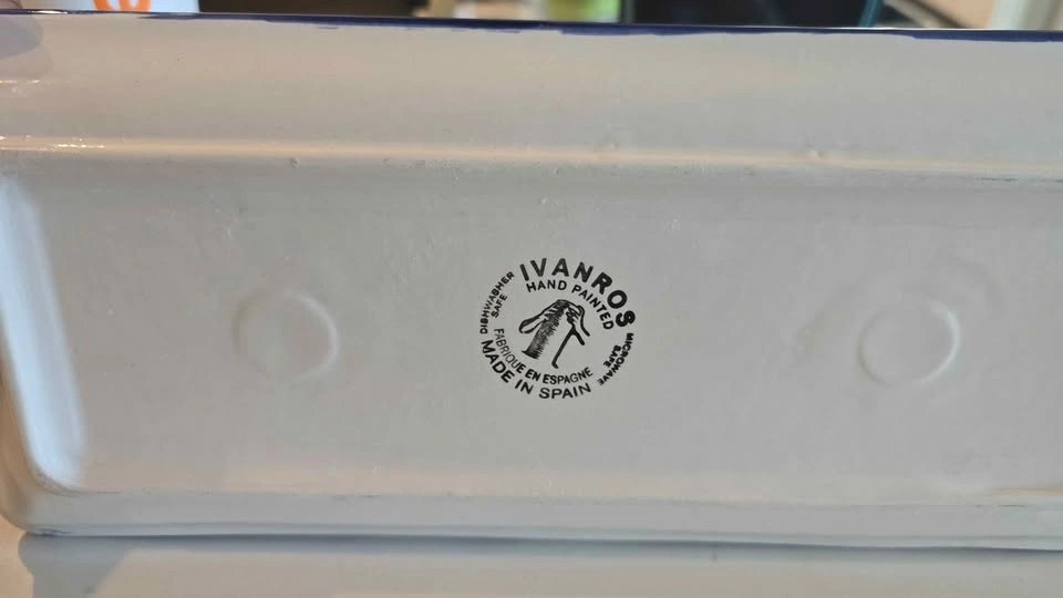 Ivanros Hand Painted Ceramic Serving Platter Made in Spain - photo 3