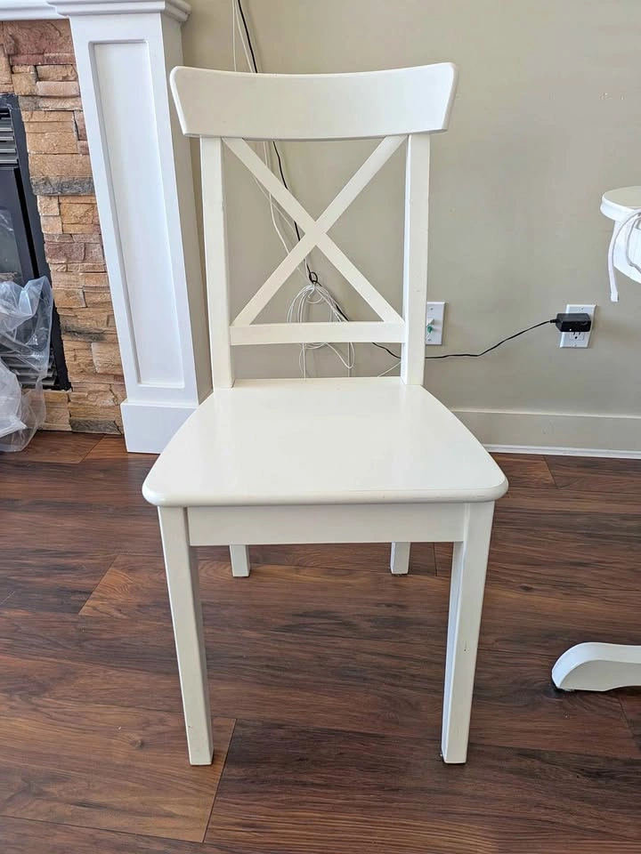6 IKEA Rosentorp chairs