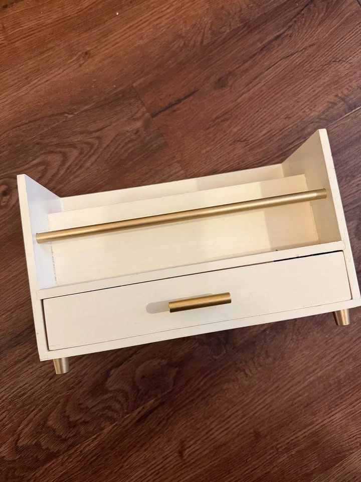 Gold Small Tray/ Small Drawer / desk organizer