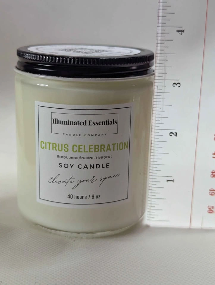 Illuminated Essentials Citrus Celebration Soy Candle - photo 2