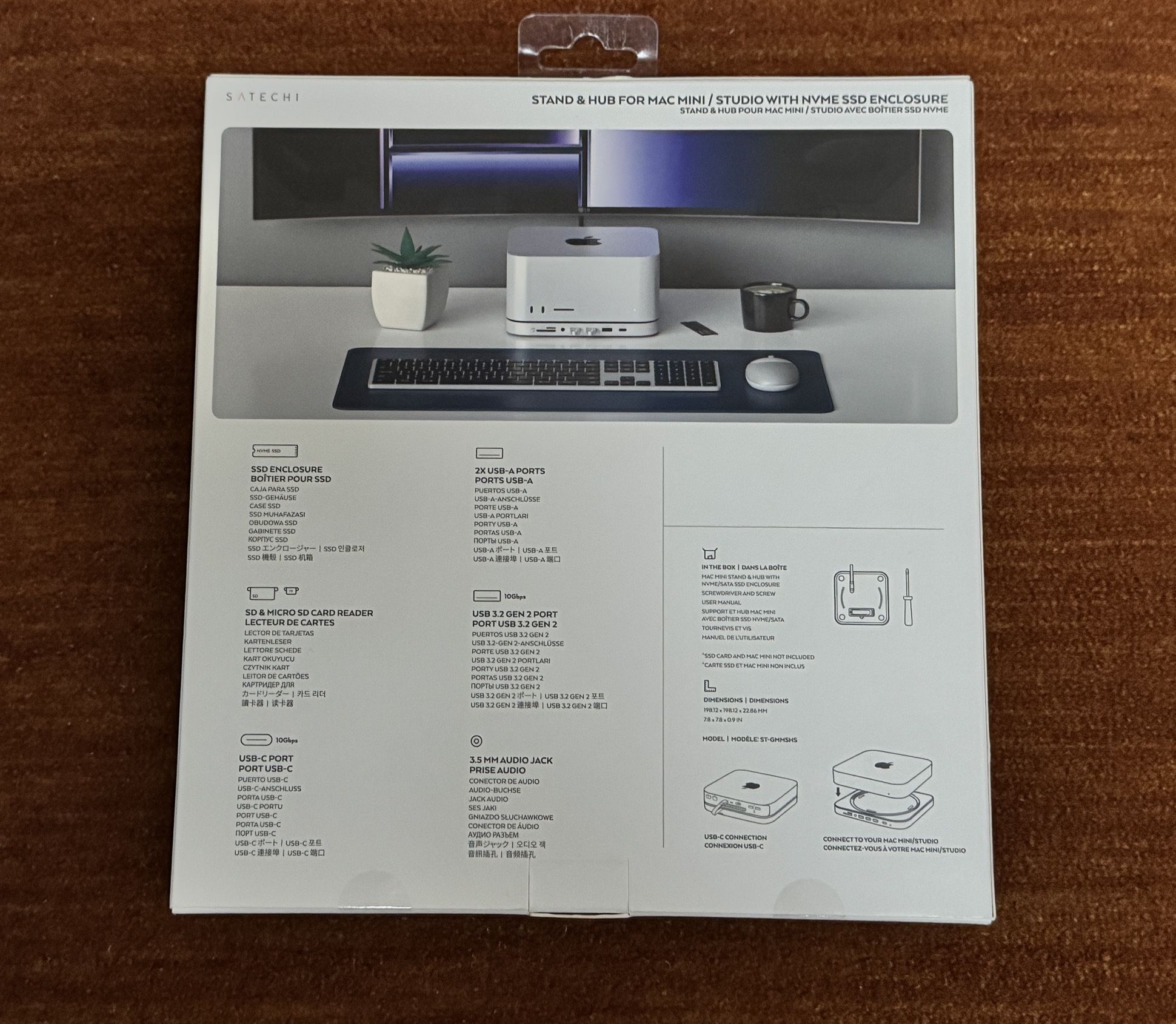 STAND & HUB FOR MAC MINI / STUDIO WITH NVME SSD ENCLOSURE - photo 2