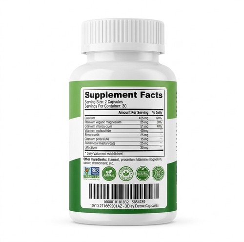 WellnessWays 3 Day Detox Herbal Colon Cleanse 60 Capsules - photo 4