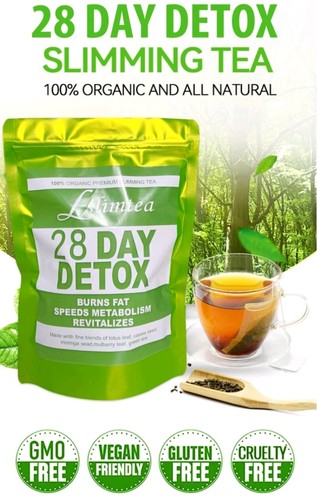 Slim Tea 28 Days Detox Cleanse Weight Loss Tea