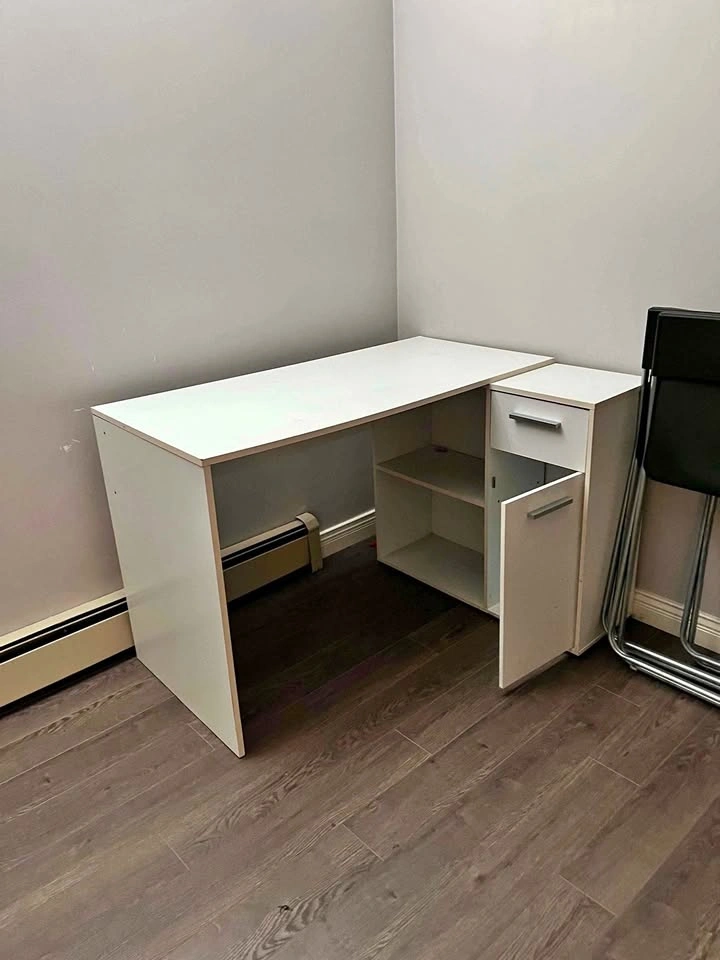 HOMCOM L-Shaped Corner Desk PC Laptop Workstation