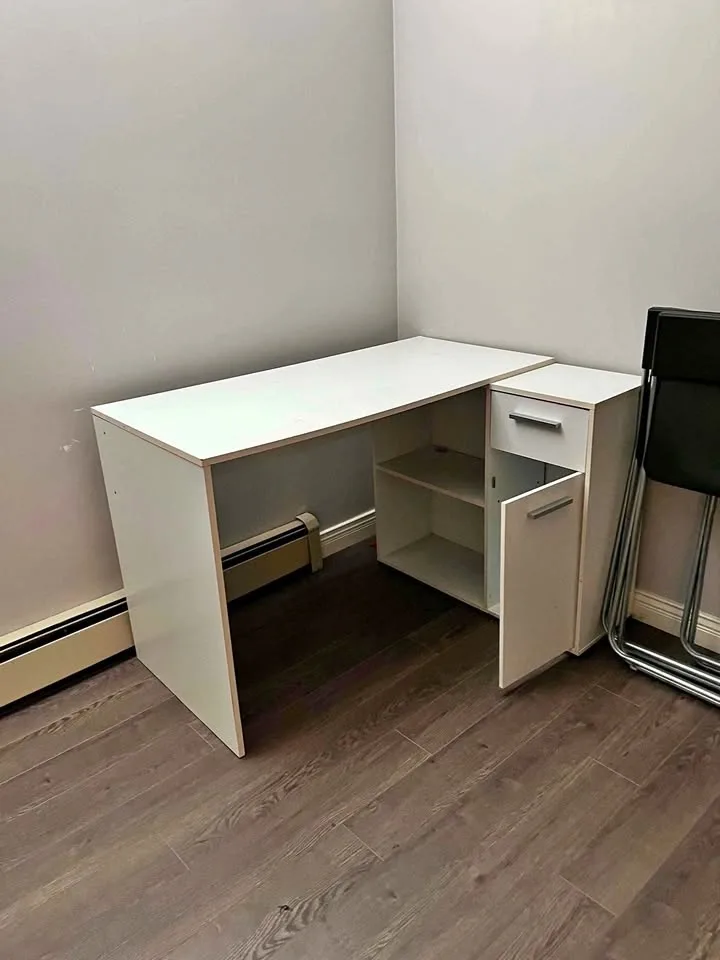 HOMCOM L-Shaped Corner Desk PC Laptop Workstation