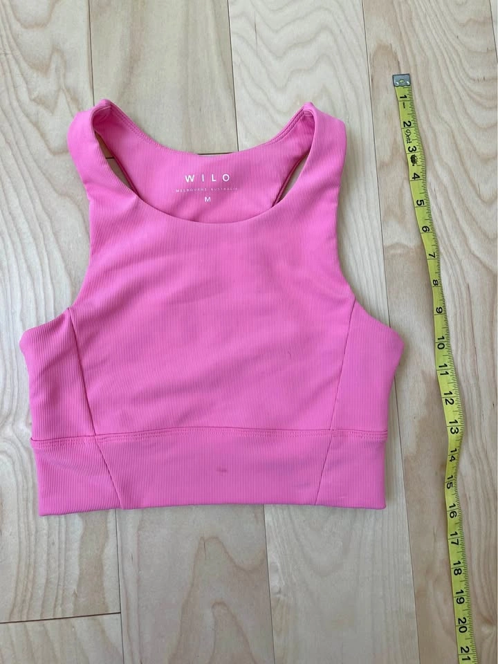 Pink Sports Bra