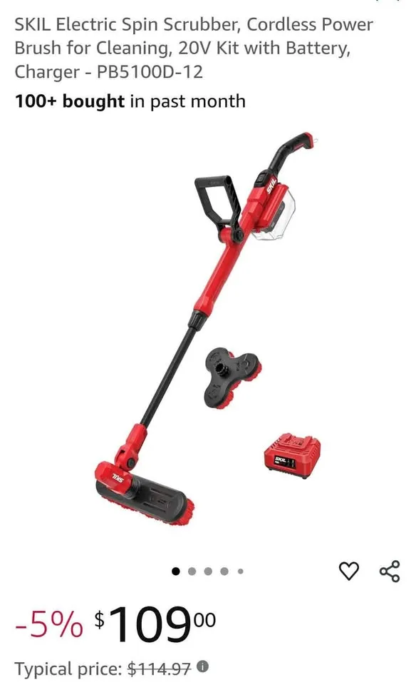 SKIL Portable Electric Spin Scrubber image indicator(10)