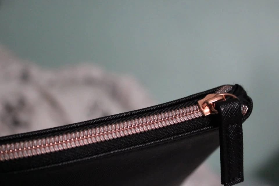 Black with Rose Gold Makeup Bag - photo 2