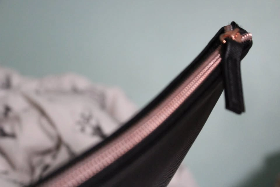 Black with Rose Gold Makeup Bag - photo 3