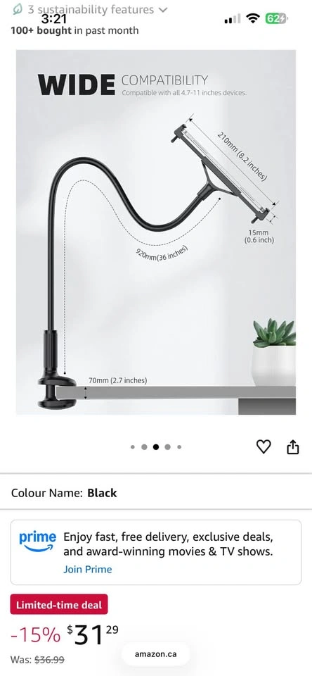 Lamicall Gooseneck Tablet Holder - photo 4