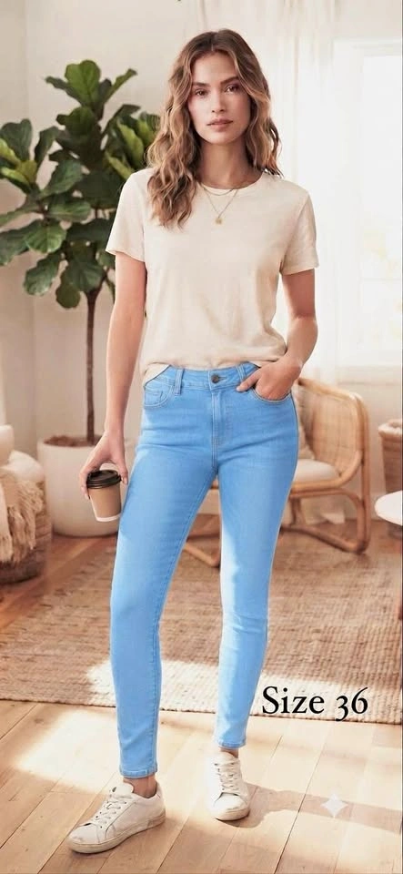 Light Blue Skinny Jeans Size 36