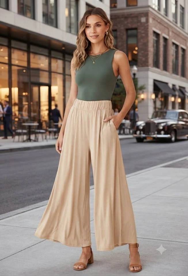 Wide Leg Palazzo Pant L size - photo 2
