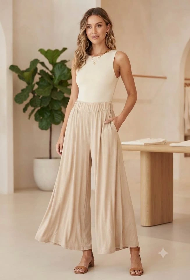 Wide Leg Palazzo Pant L size - photo 3