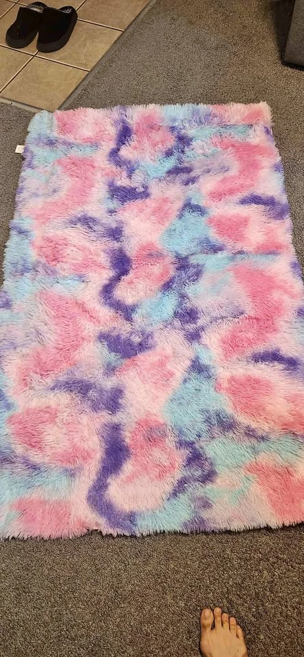 Soft Rainbow Area Rug