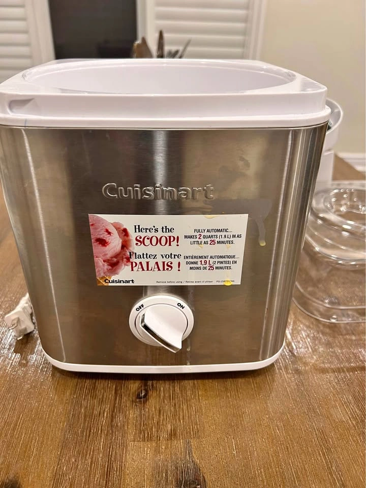Cuisinart Ice Cream Maker - Pick up Taunton & Garden