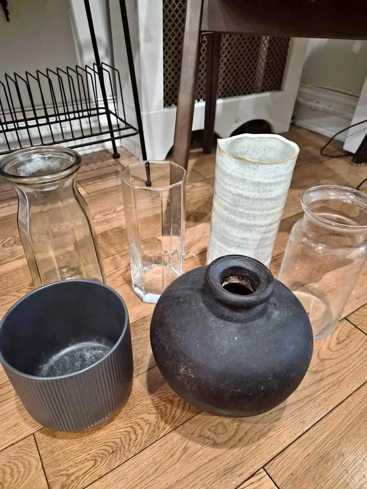 Vases and Planter $3 each!!
