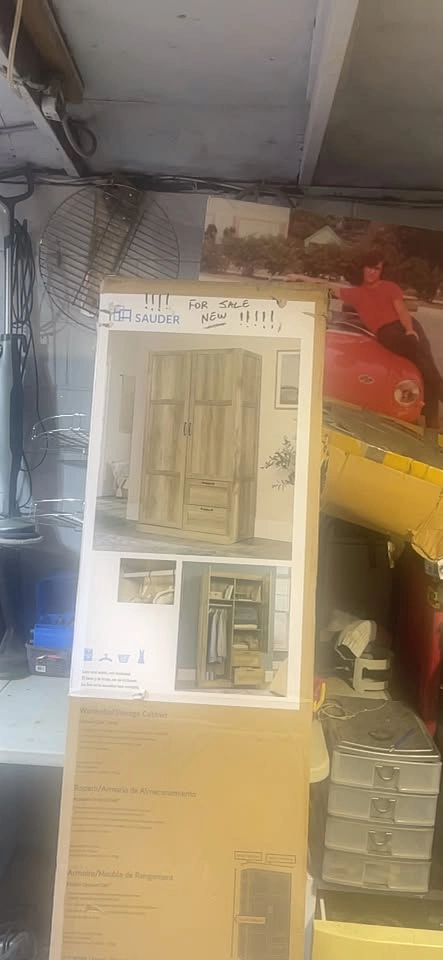 Sauder Wardrobe Storage Cabinet New - photo 2