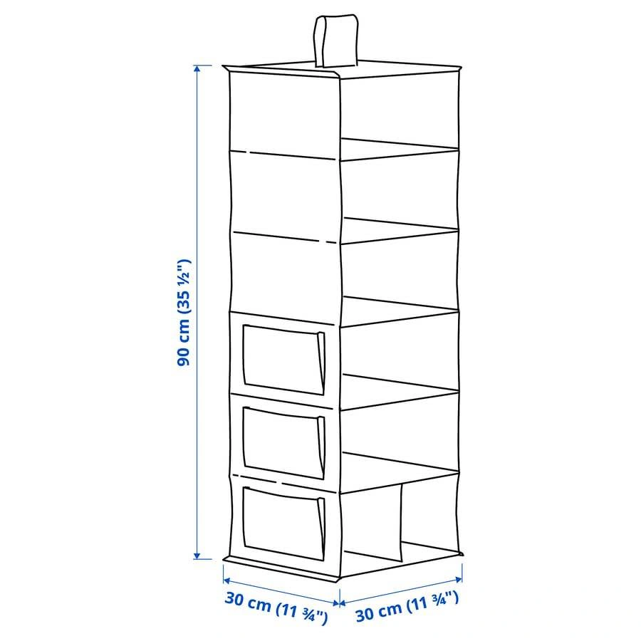 Hanging storage with 7 compartments - photo 3