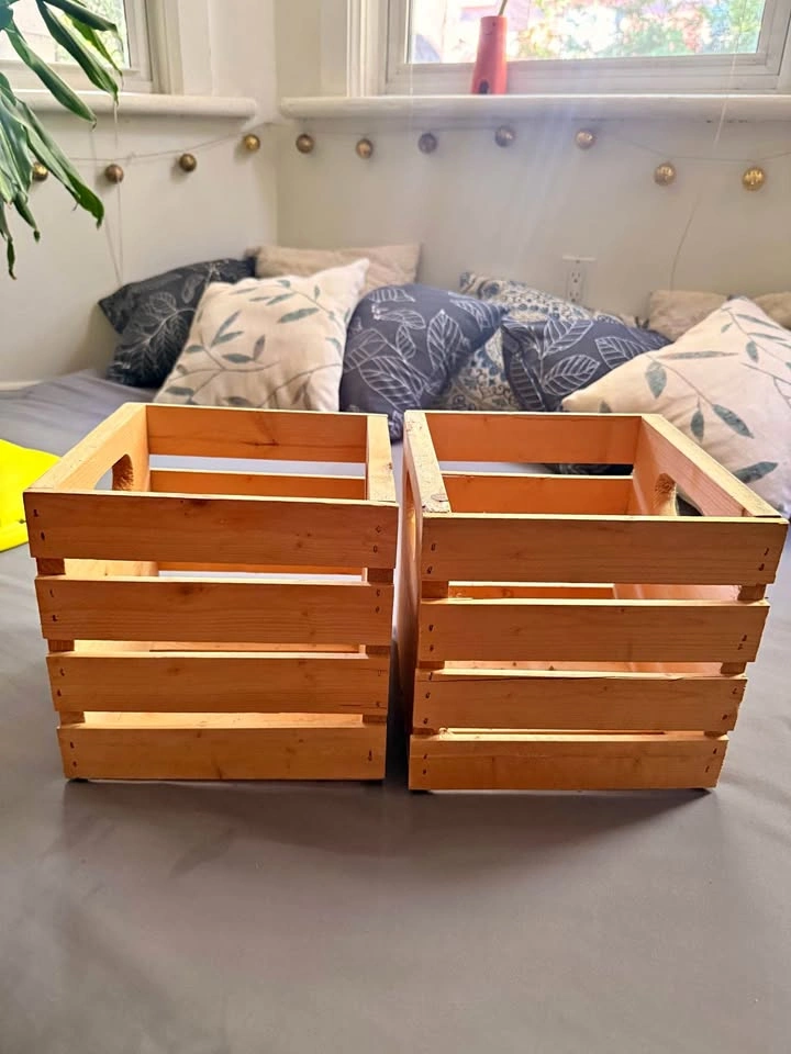 Wooden boxes