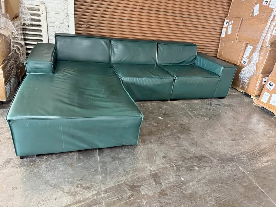 3pc Leather Sectional