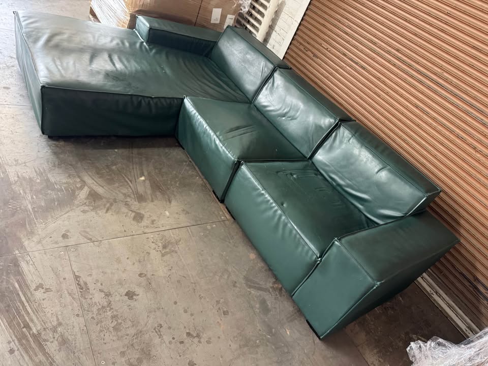 3pc Leather Sectional - photo 2