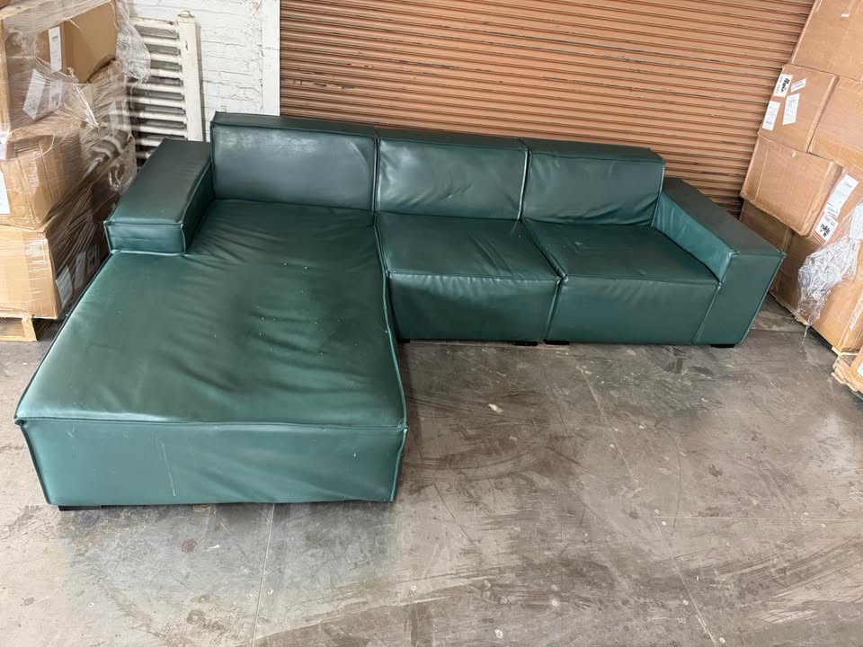 3pc Leather Sectional - photo 3
