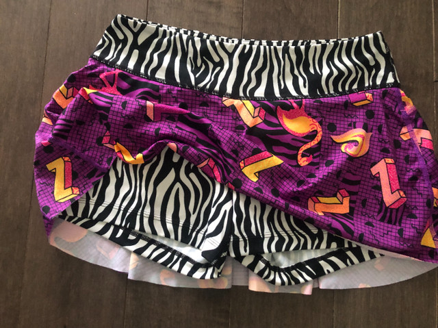 Zumba Skort - Purple Power - Sz M - Fitness