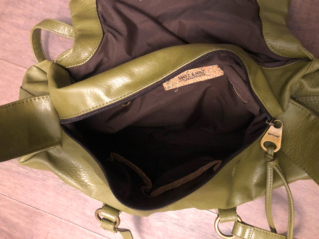 Matt & Nat Vegan Leather Handbag Bag Purse Green - photo 4