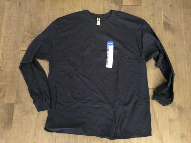 Long Sleeve Shirt Indigo Cotton Adult Sz 2XL BNWT
