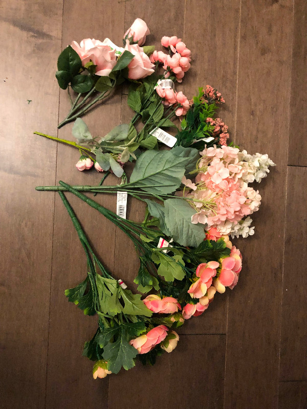 Pink Bouquets BNWT Rose Ranunculus Hydrangea