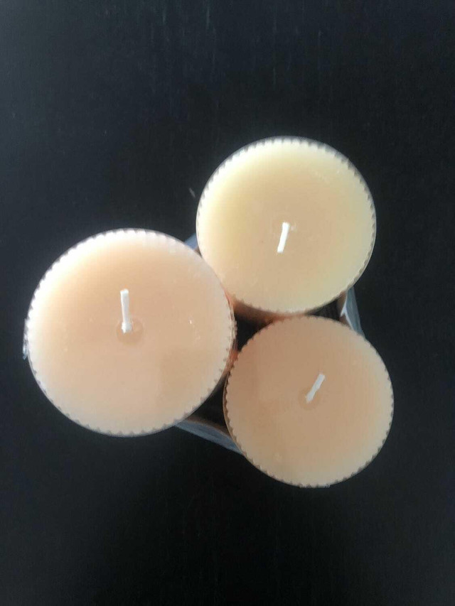 Set of Pillar Candles Blush Pink Decoration BNWT - photo 2