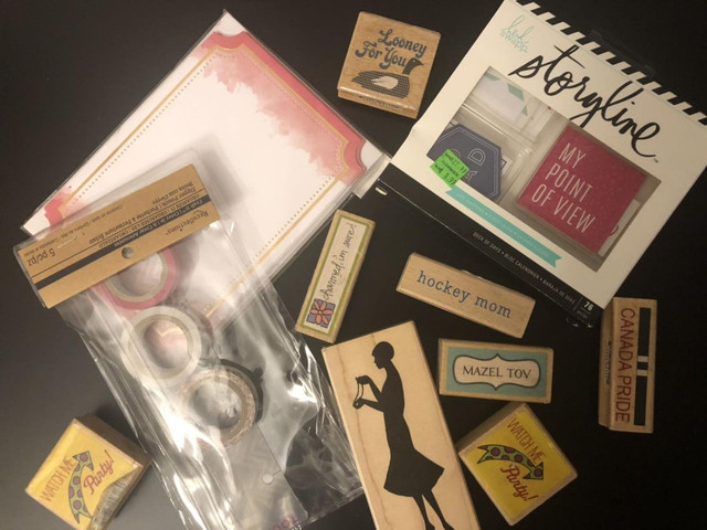 Scrapbooking Supplies Stamps Tape BNWT