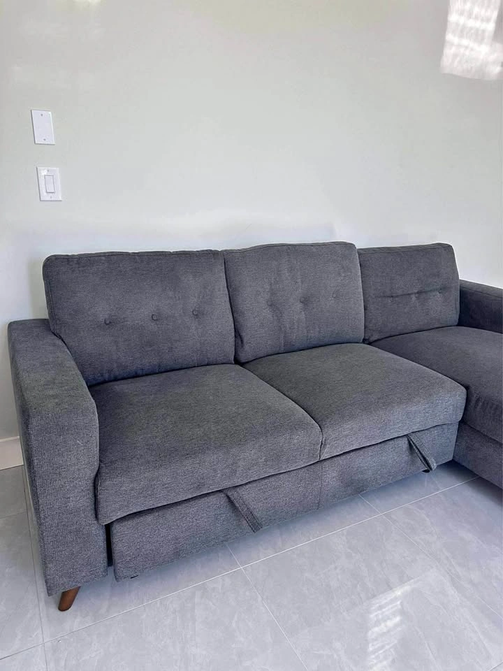 Dark Gray Sectional Sleeper Sofa