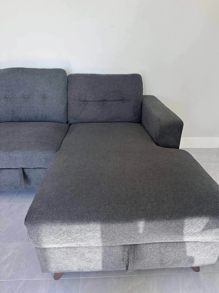 Dark Gray Sectional Sleeper Sofa - photo 2