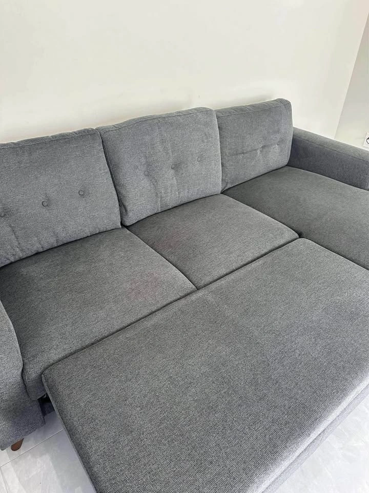 Dark Gray Sectional Sleeper Sofa - photo 4