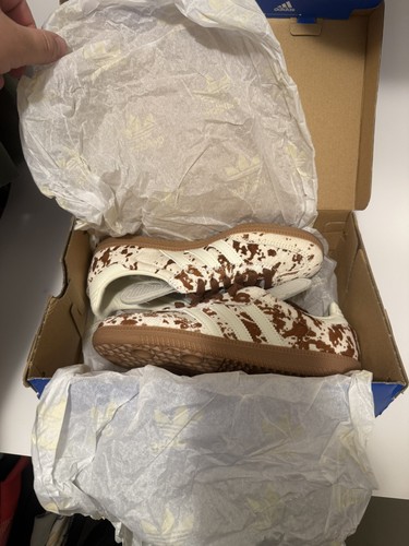 Adidas Samba LT W Cow Print Fur Upper Brown White Sneakers - photo 4