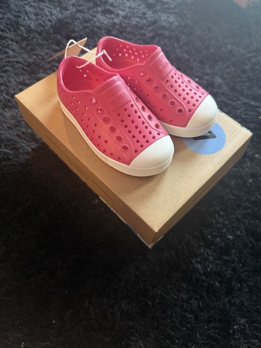 Native Shoes Kids Jefferson Slip-on Sneakers Hollywood Pink Size