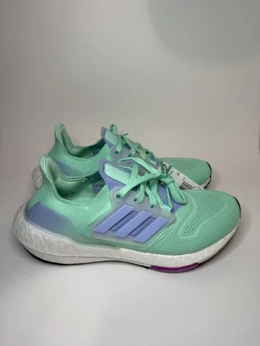 Adidas Women's Ultraboost 22 Pulse Mint Blue Dawn Crystal White - photo 4
