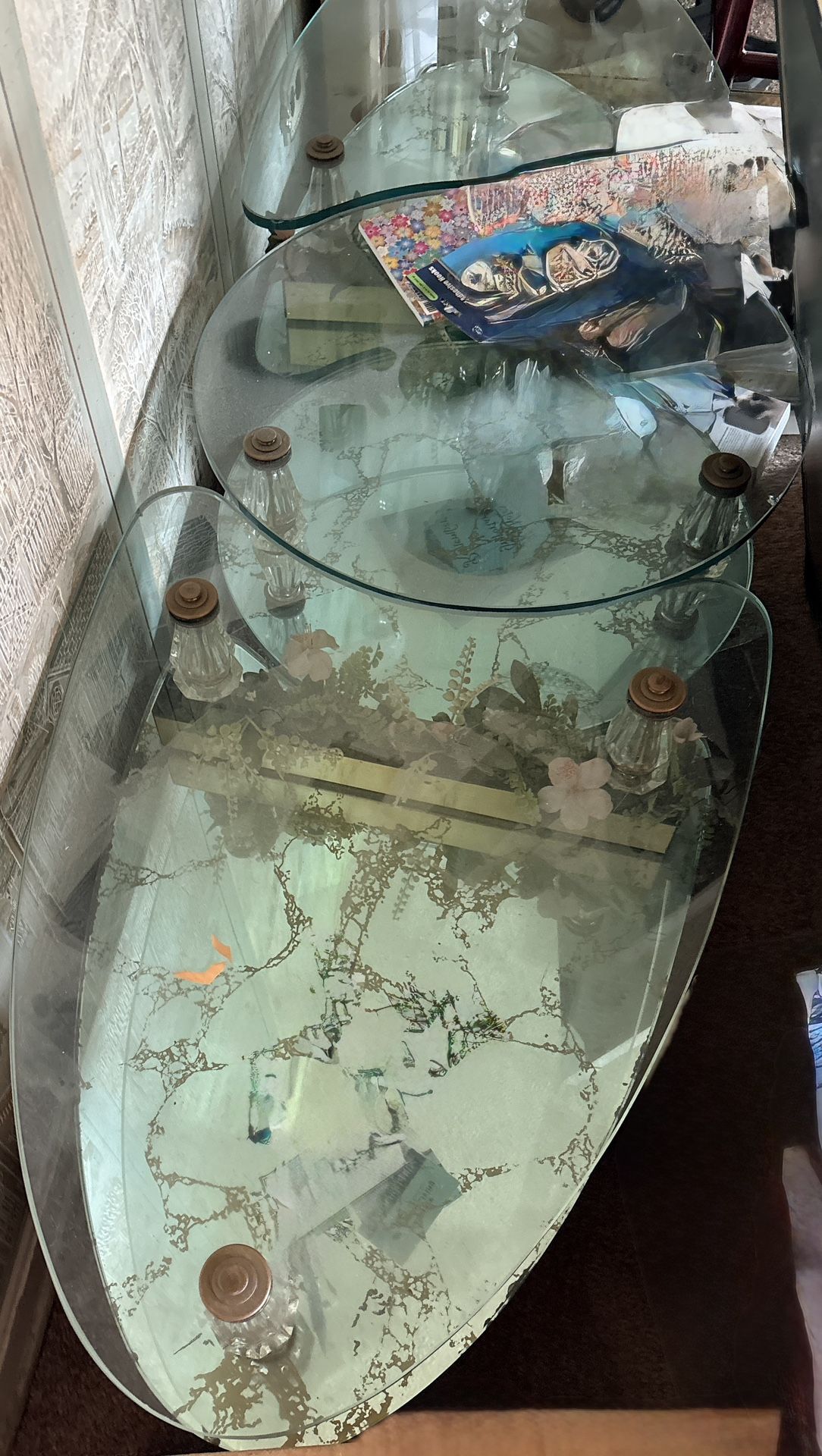 Vintage Glass Table Set