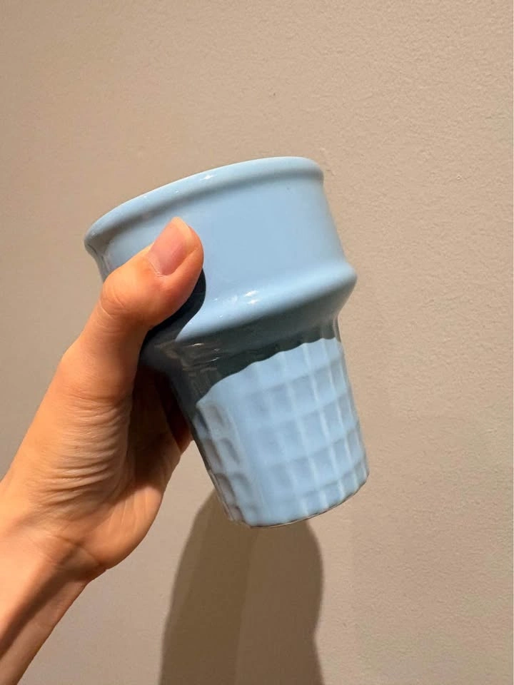 Ceramic Ice Cream Cone Sorbet Cups by The Monkey & The Peddler - photo 2