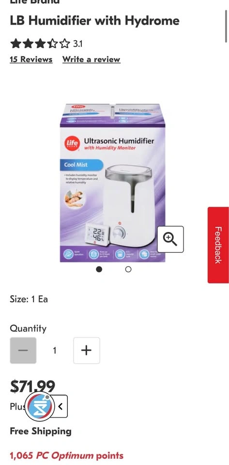 Ultrasonic Cool Mist Humidifier - photo 2
