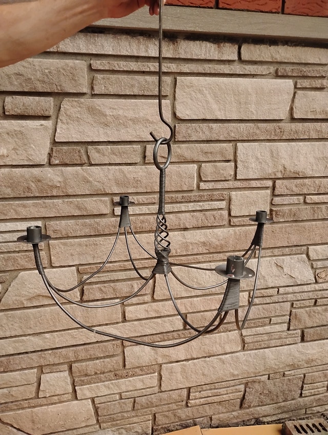 Metal Candelabra (indoor or outdoor)