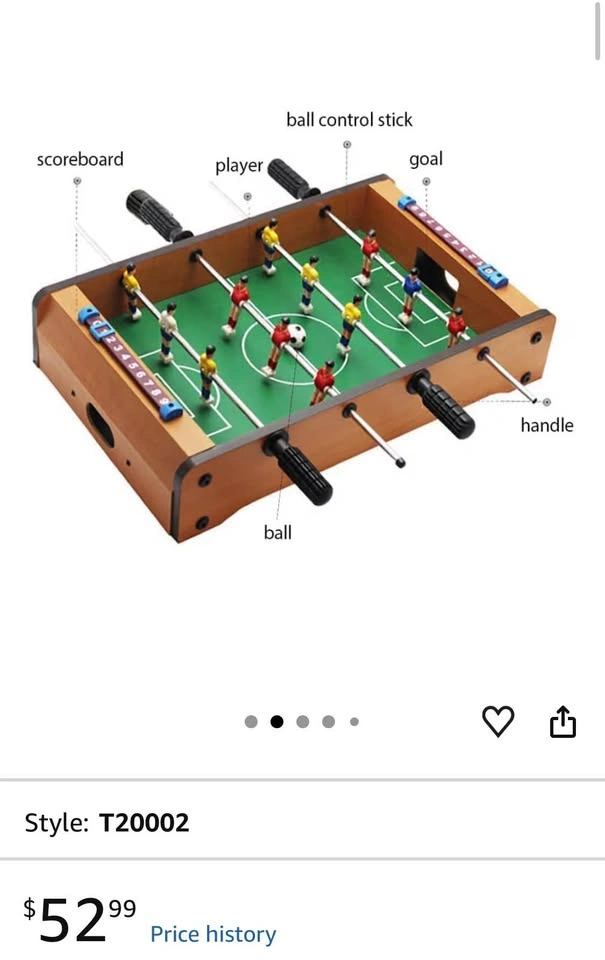 Mini Tabletop Foosball / Soccer Table - photo 3