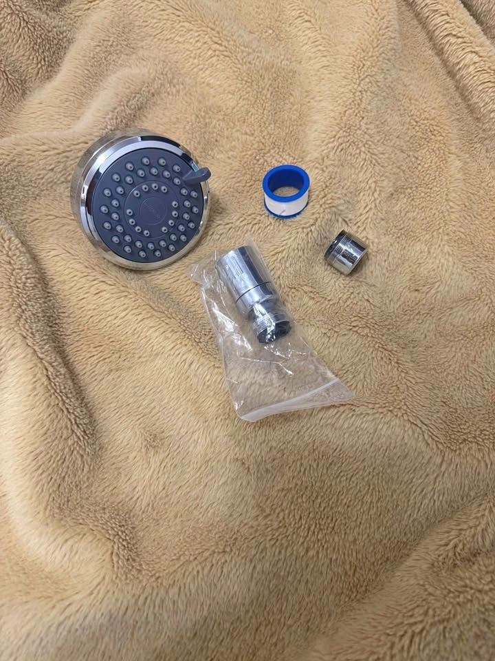 Brand New EcoFitt Shower Head & Faucet Aerator Kit