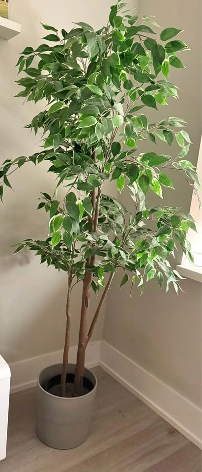 IKEA Fejka Artificial Fake Potted Plant with Grey Pot - photo 2
