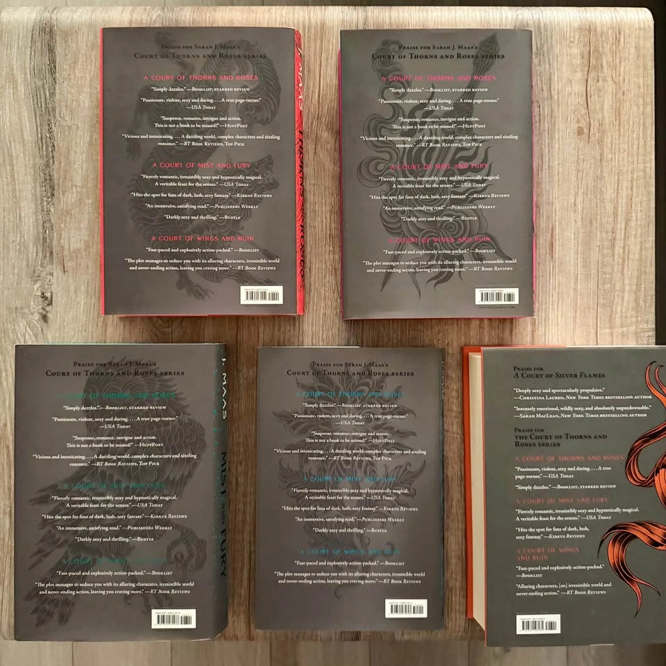 ACOTAR Sarah J Maas Hardcover Set Like New Condition! - photo 2