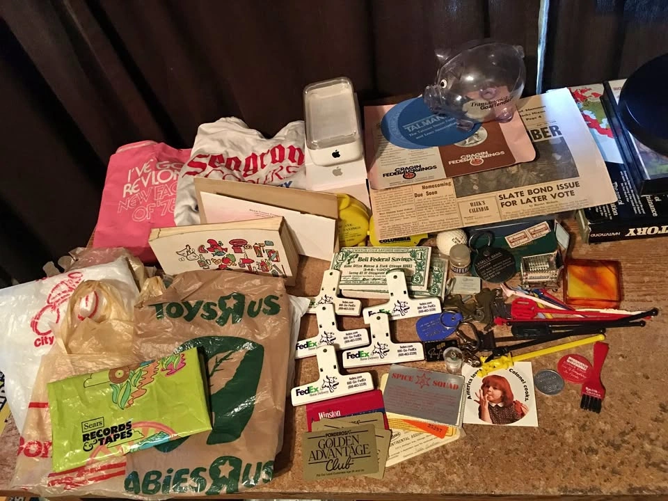 Vintage Advertising Collectibles Lot: Sears, FedEx, Banks, More