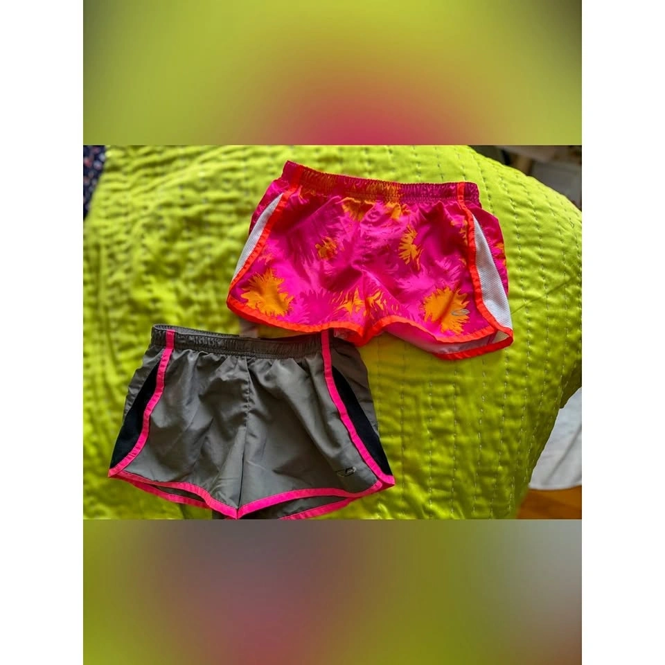 C9 by Champion Girls Lined Running Shorts 2 pairs Size 7-8